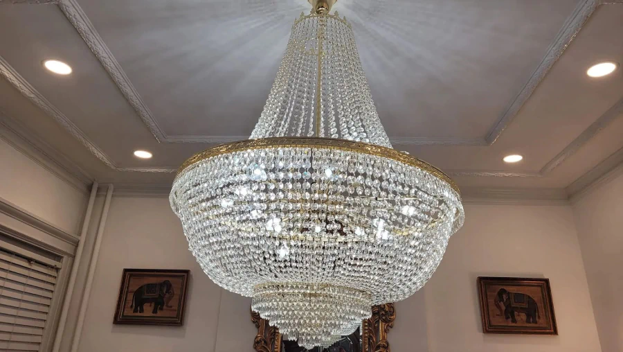 Chandelier Installation